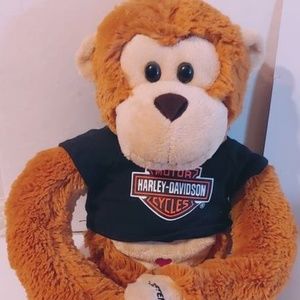 Harley Davidson Stuffed Monkey